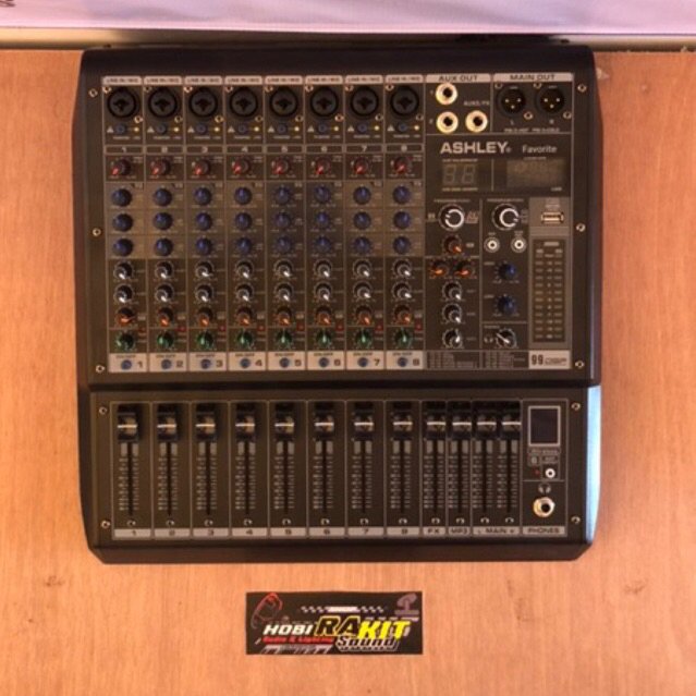 MIXER ASHLEY FAVORITE8, 99DSP AUDIO PROFESSIONAL