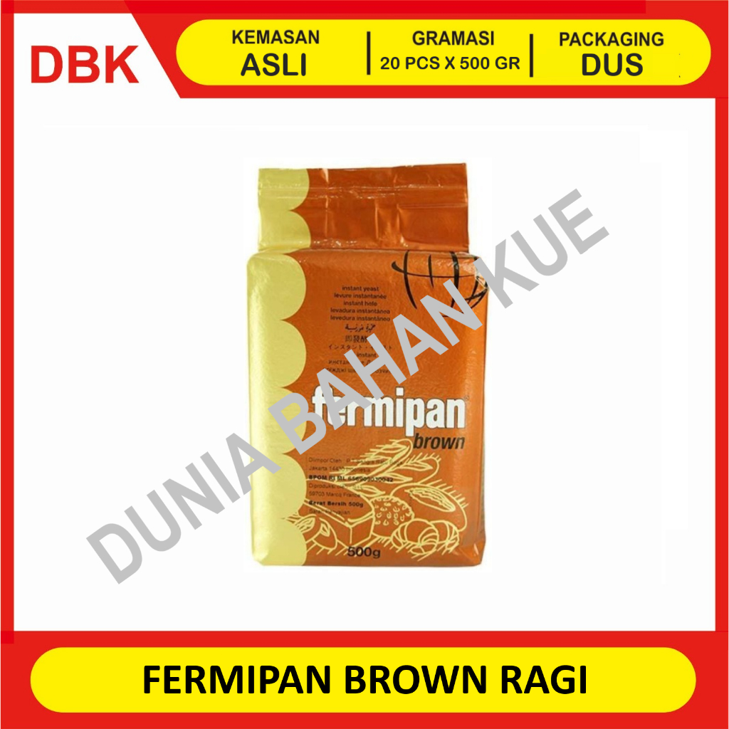 

FERMIPAN RAGI INSTANT 500 GR - 1 DUS 20 PCS / INSTANT YEAST