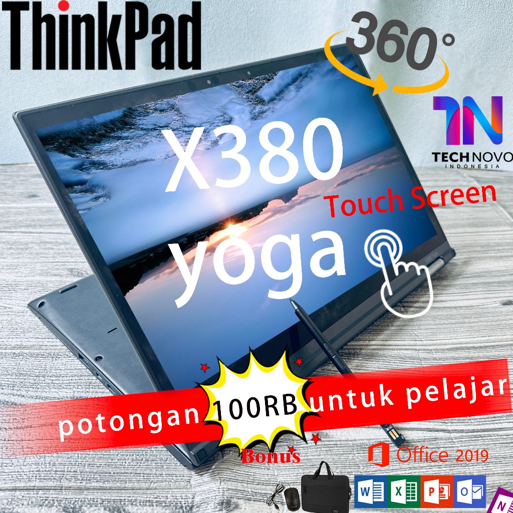Lenovo thinkpad Yoga 11e celeron 4gb RAM 128gb SSD touchscreen 11.6inch Peningkatan baru laptop Seco