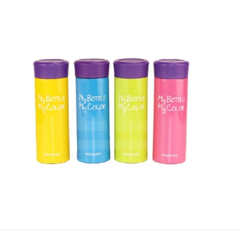 Lock n lock Hot n Cool Colorful Vacuum Tumbler Yelow/Pink - 330ml