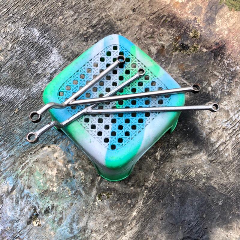 Bracket Breket Pegangan Knalpot Racing ARM EXHAUST Vespa matic all type Second copotan original