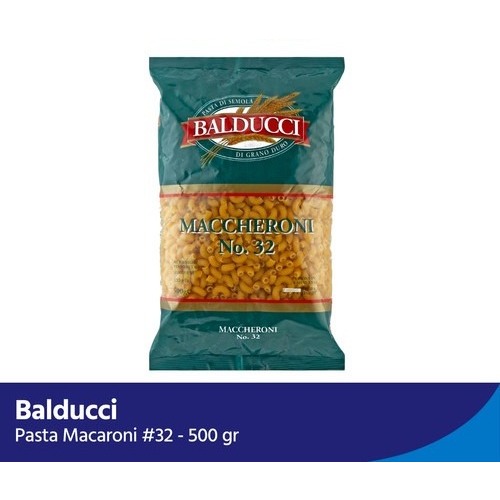 

BALDUCCI MACARONI #32 500GR X 1, PASTA MAKARONI SIMPLE DAN PRAKTIS