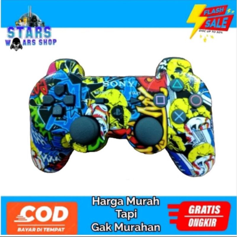 Stik PS3 Controller Wirelles Motif Baru / stik ps3 motif terbaru