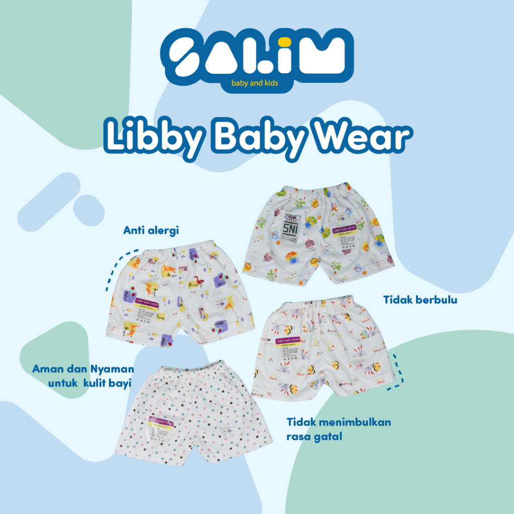 Libby Baby Wear - Celana Pendek Baby - Bayi - Celana Pendek Libby