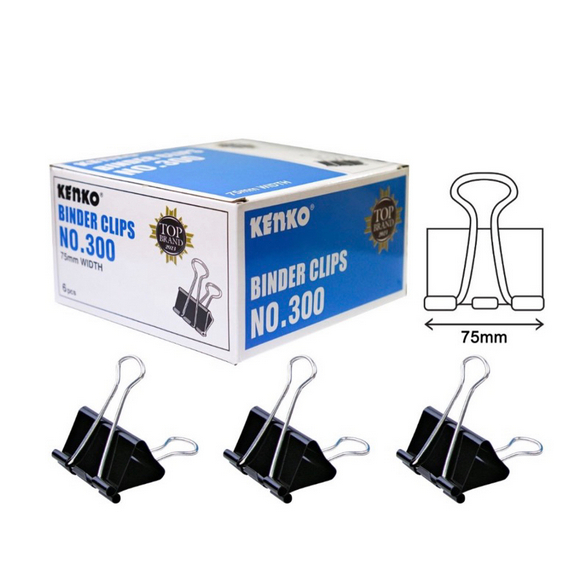 

Binder Clip 300 Kenko [Per 1 box isi 6pcs]