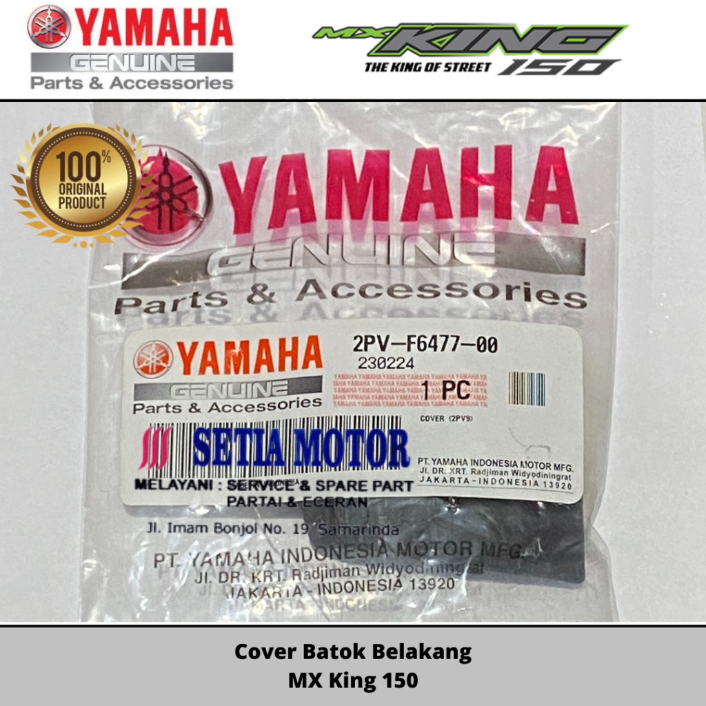 Cover Batok Belakang MX King 150