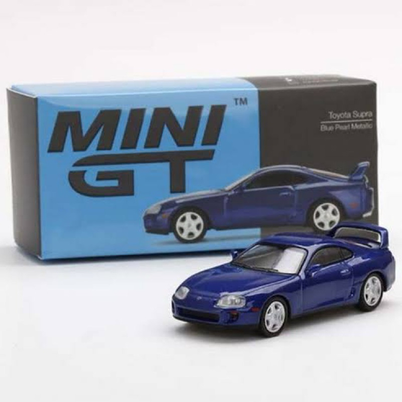 mini gt supra mk4 biru