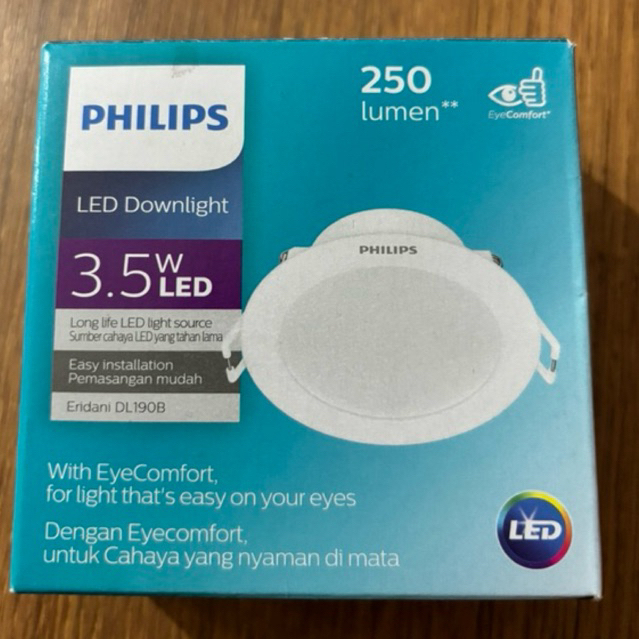 LAMPU DOWNLIGHT LED PHILIPS  3.5 WATT