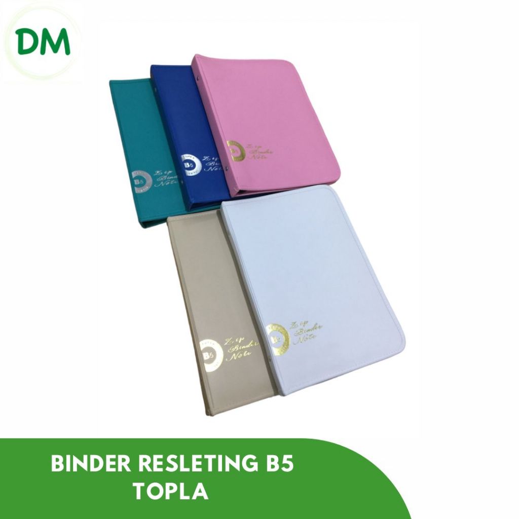 

Binder Zipper / Notebook untuk sekolah / kantor / kuliah TOPLA B5 985