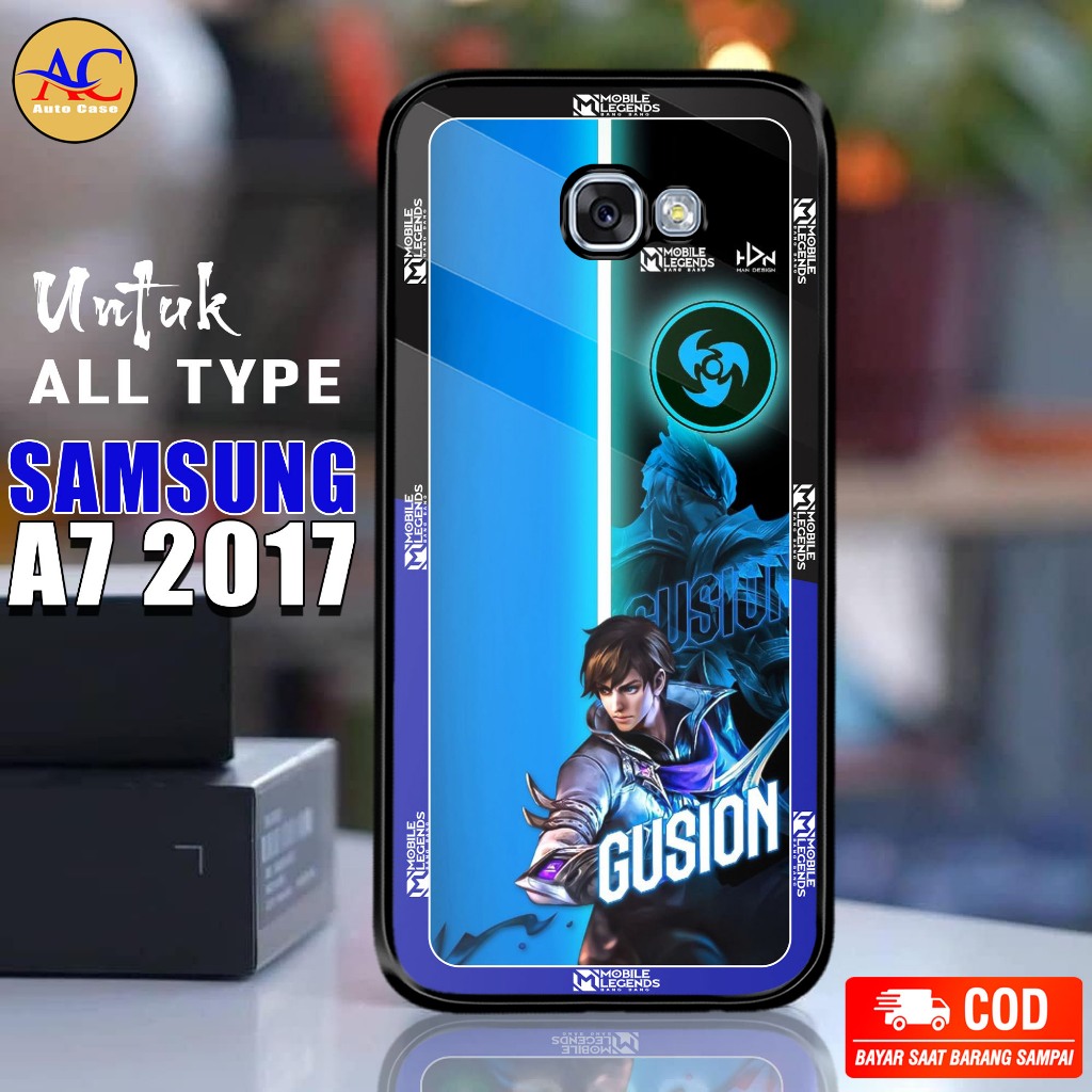 Case Hp Softcase Glossy SAMSUNG A7 2017MLBB Casing Silikon Handphone Pelindung Kamera