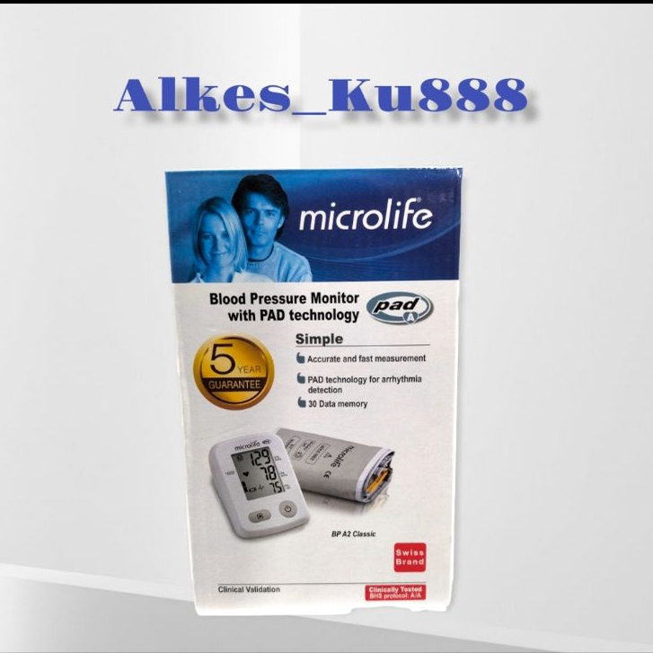 MICROLIFE TENSIMETER DIGITAL BLOOD PRESSURE MONITOR/ALAT TENSI DARAH MICROLIFE/ALAT UKUR TEKANAN DAR