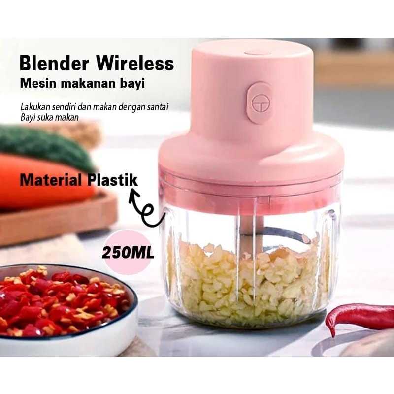 Blender Mini Tanpa Kabel  Blender Mini USB Chopper Mini / Blender pencacah Bawang USB / Mini Blender