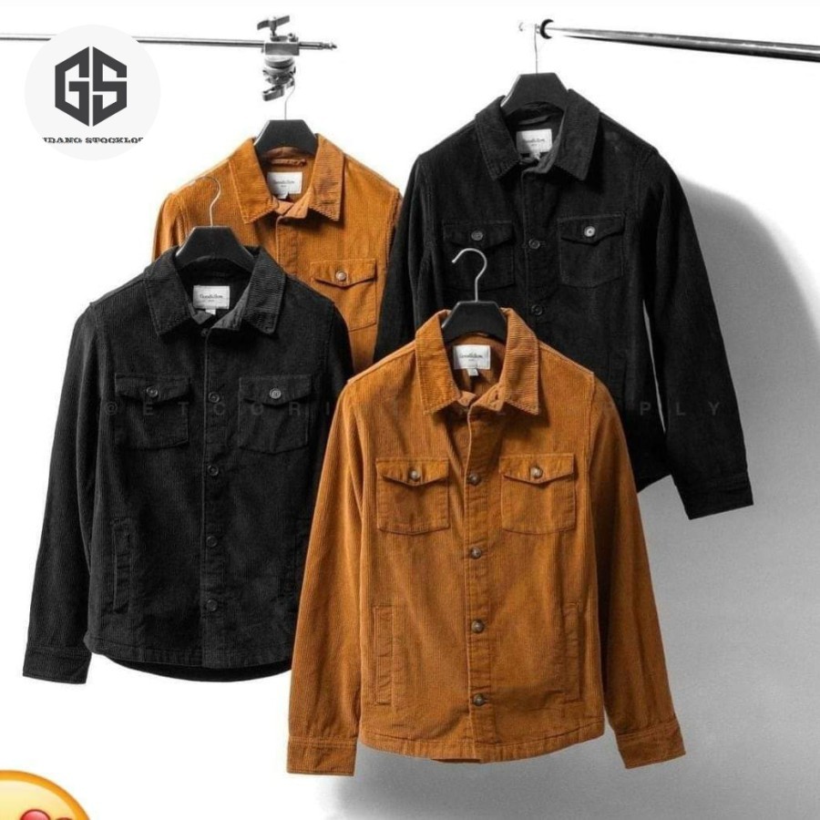 Jaket Goodfellow Corduroy Mens Trucker Jacket
