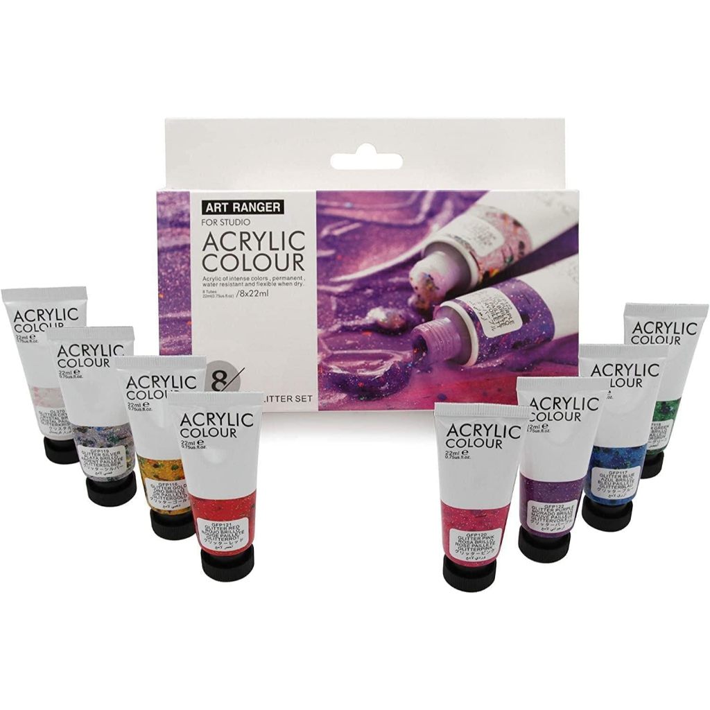 

Art Ranger GLITTER Acrylic Set 8 x 22ml / Cat Akrilik Glitter