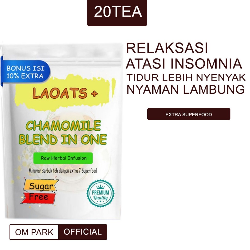 

Chamomile Tea Penurun Berat Badan Teh Chamomile Tea Camomile Tea Pelangsing Badan Minuman Diet Sehat Laoats (20TEA)