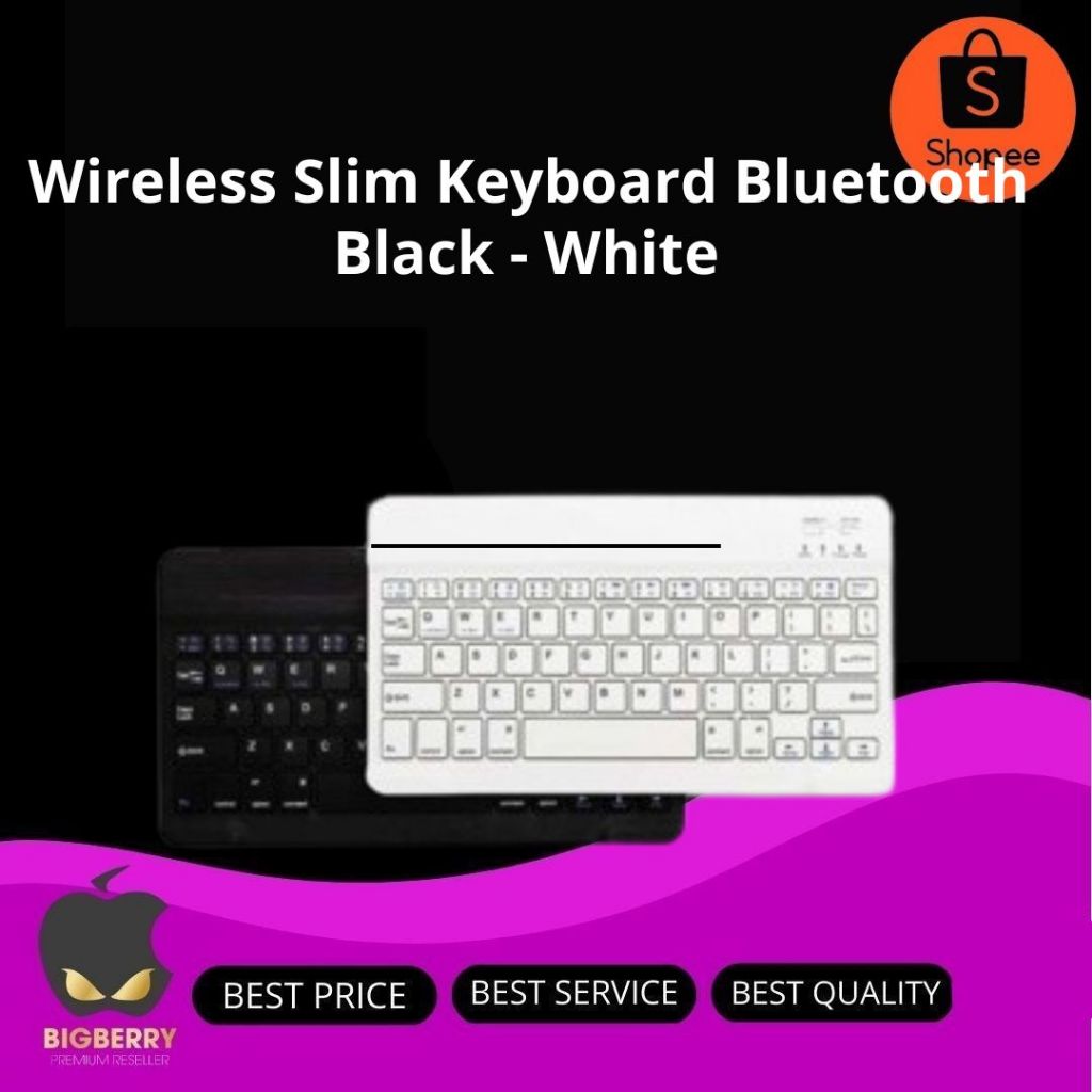 Wireless Slim Keyboard Bluetooth iPad Tablet Tab Android Mac Windows