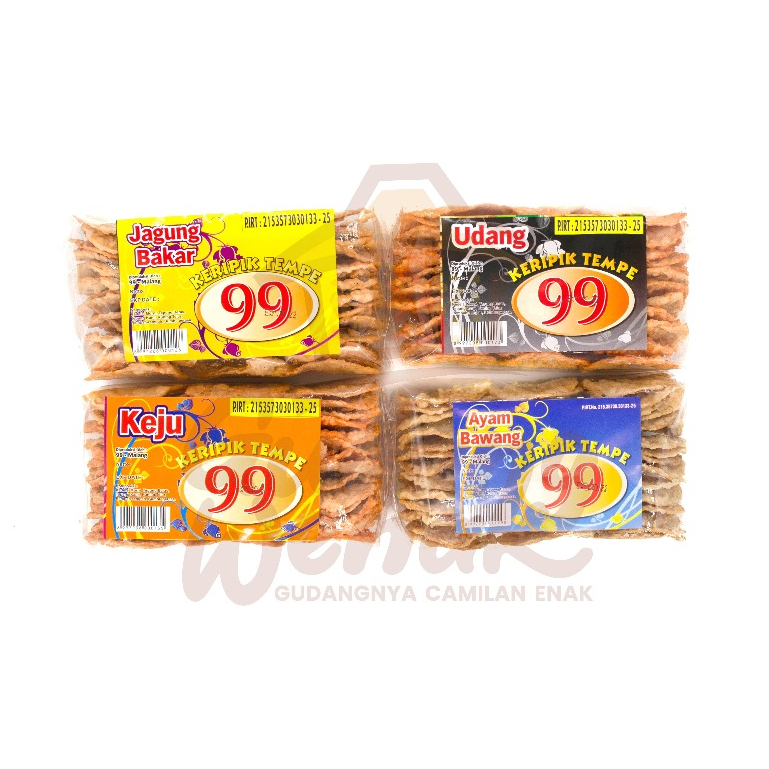 

Keripik 99 Tempe Original / Aneka Rasa Kripik Tempe 99 Malang