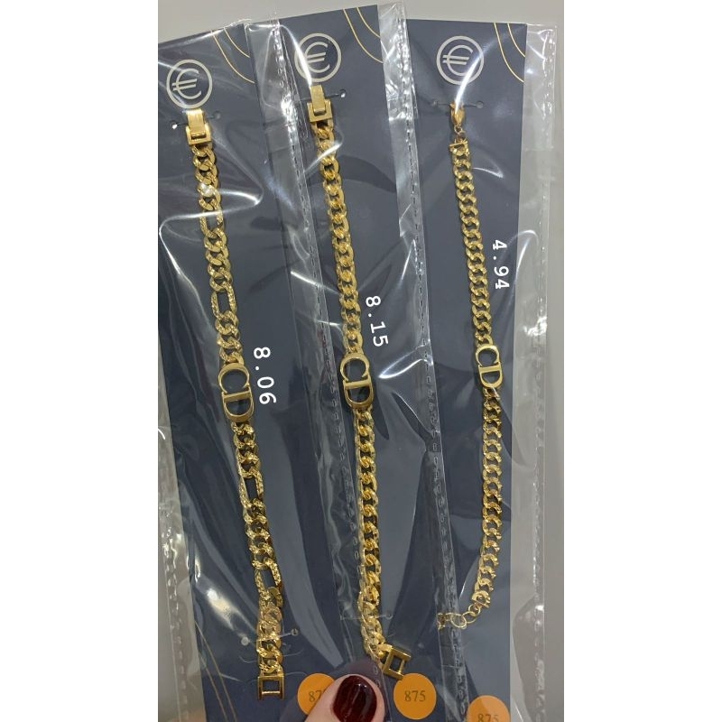 Gelang Harley Brand CD Koleksi Josean Elegant Hadiah Ultah Emas Asli