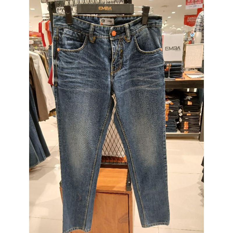 Celana panjang jeans Emba ori