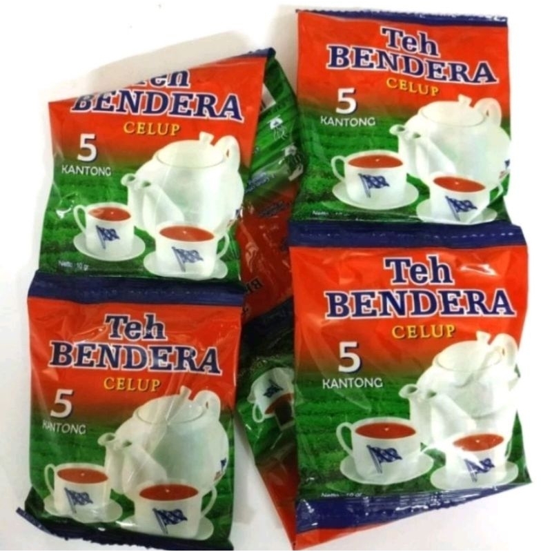 

TEH Bendera Celup 1 Renceng 6 Sachet Isi 5 Kantong