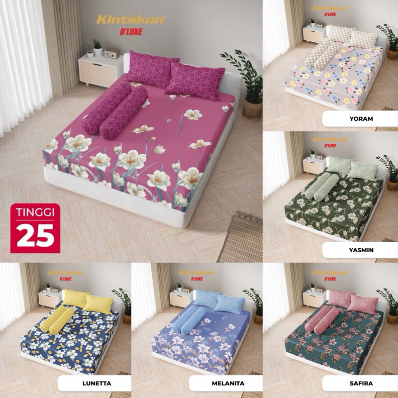 SPREI KINTAKUN DLUXE - SPREI KINTAKUN TINGGI 25CM - SPREI MURAH VIRAL - SPREI PALEMBANG - SPREI KINT
