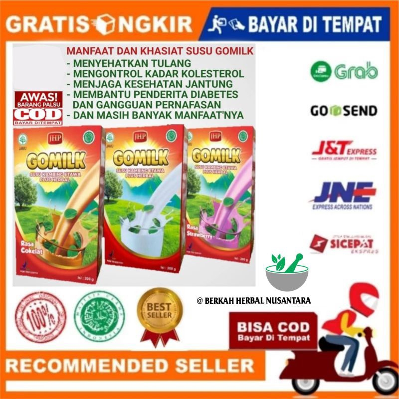 

GOMILK SUSU KAMBING ETAWA ASLI PLUS HERBAL