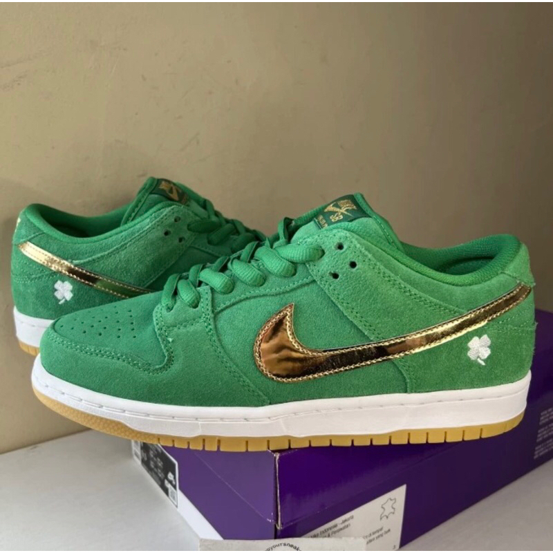 NIKE SB DUNK LOW Pro ‘St. Patrick’s Day’ 100% Original