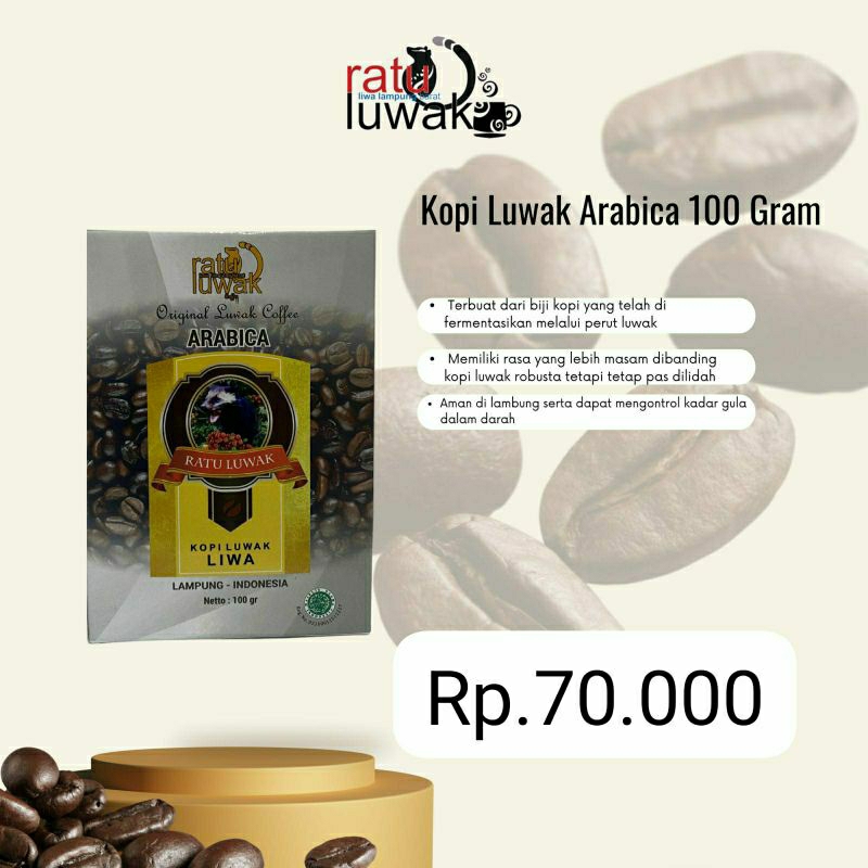 

Kopi Luwak Arabika 100g