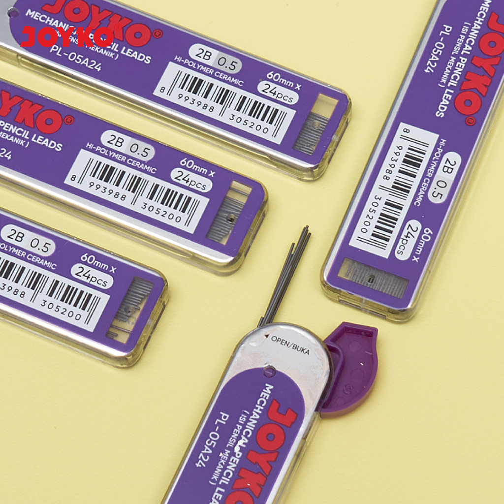 

Isi Pensil Mekanik Pencil Lead Joyko PL-05 & PL-07 2B 0.5 mm & 0.7 mm