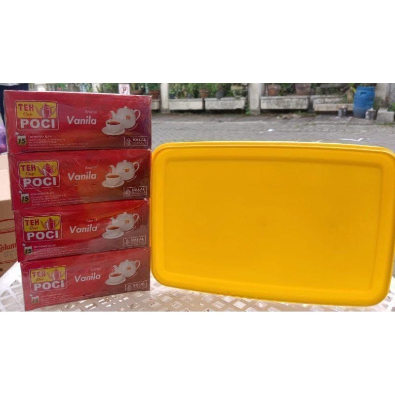 

Teh Poci Celup Vanilla Beli 4 Gratis 1 Free Box