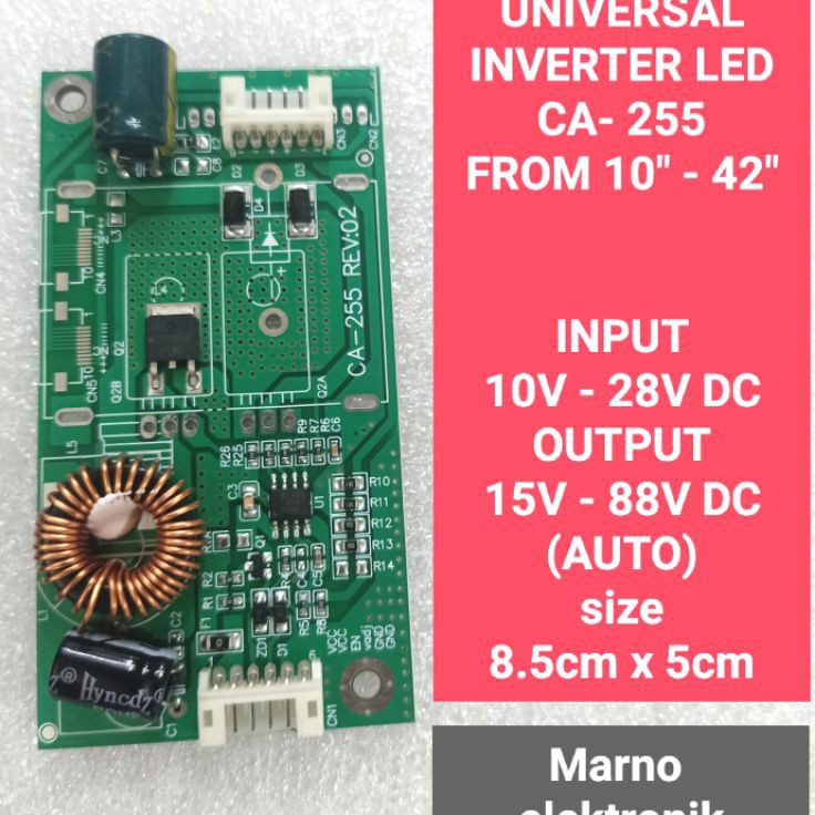 1111 INVERTER BACKLIGHT CA255 CA255 INVERTER LED CA 255 UNIVERSAL LED DRIVER 19IN 24IN 32IN 42 INCH