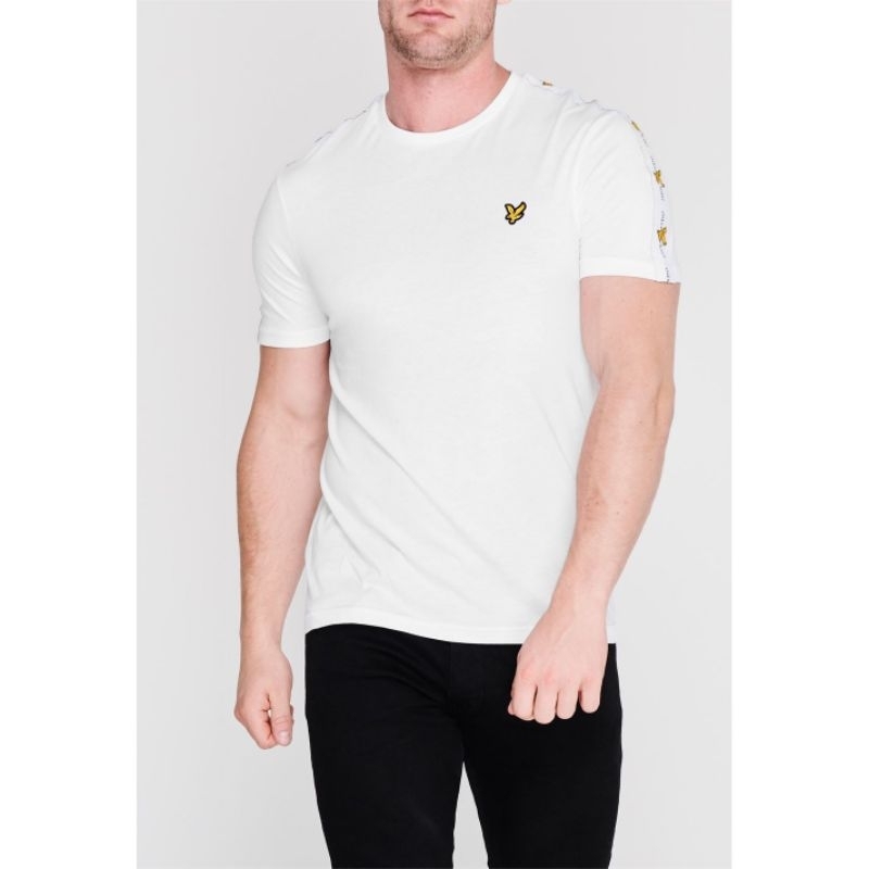 Lyle and Scott Taped T-Shirt White Original