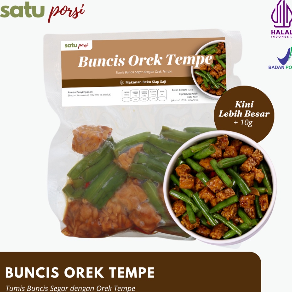 

99 BRANDS FESTIVAL Satu Porsi Buncis Orek Tempe