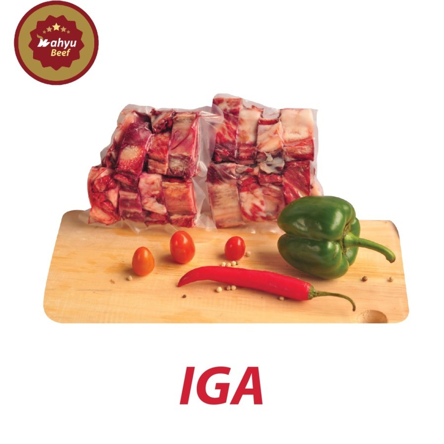 

lemooin - Iga Super Grass Fed 500gr - Premium Ribs Grassfed Organic - Daging Sapi Grassfed Bebas Suntik Non Hormonal - Daging Sapi Organik