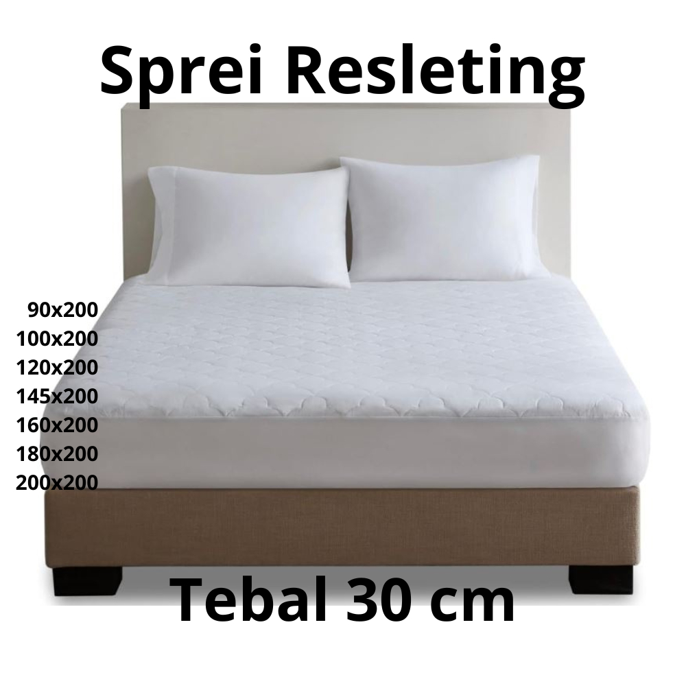 SARUNG KASUR RESLETING | SPREI  RESLETING KELILING FULL TEBAL 30 CM