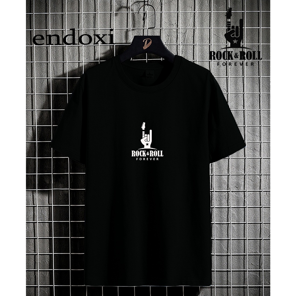 COD/KAOS PRIA/ATASAN WANITA DEWASA SABLON DIGITAL ROCK N ROLL FOREVER/KAOS ROCK N ROLL/BAJU ROCK N R
