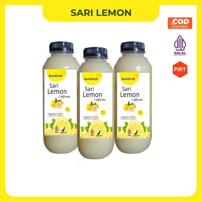 

Sari Lemon Murni 250ml Original Untuk Diet Organik By Bumifresh