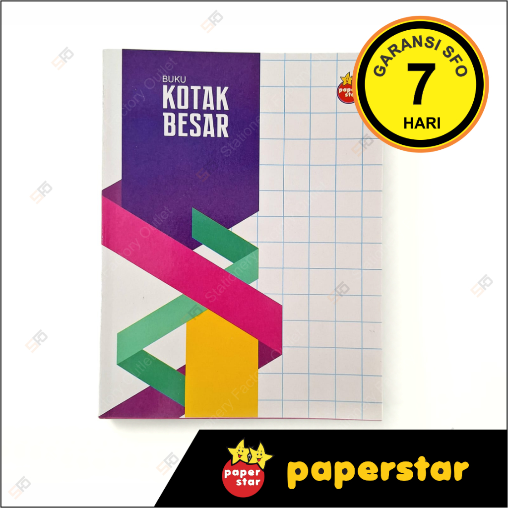 

Buku Kotak Besar isi 38 Satuan - Paper Star - SFO Semarang Official