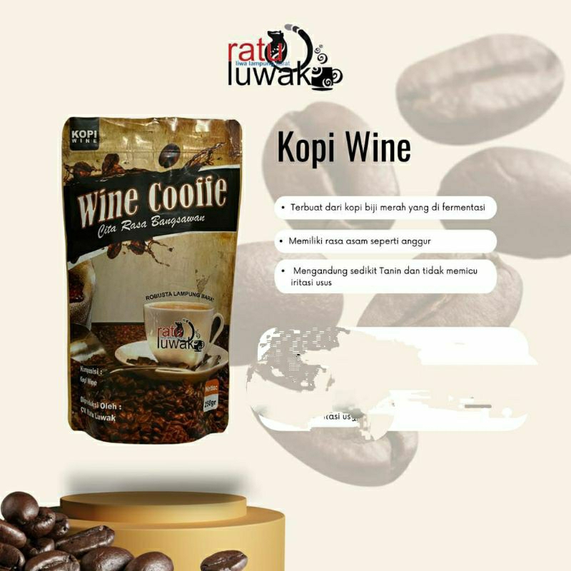 

Wine coffee Robusta 250g