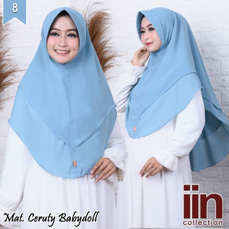 Bergo khimar syari ceruty babydoll size 8 | by iin collection