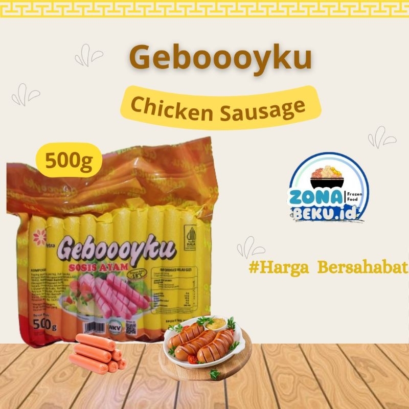

Geboooyku sosis ayam 500g