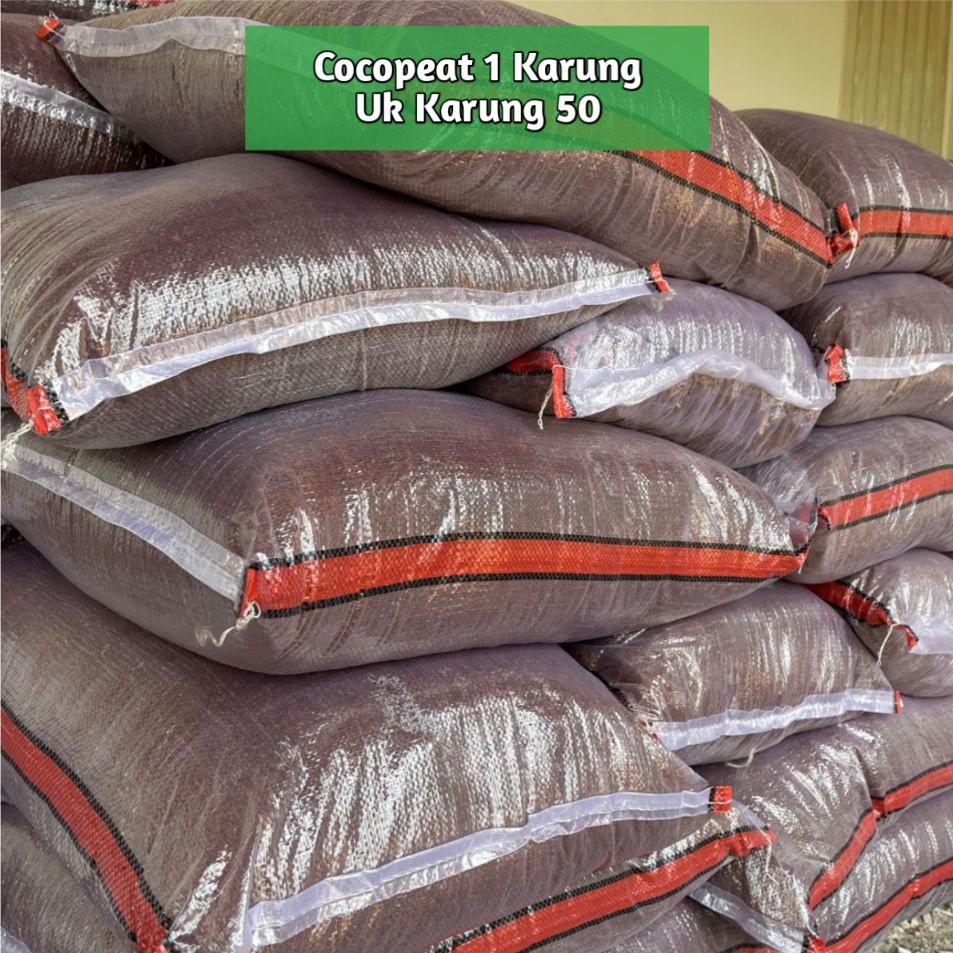 Restock Cocopeat 1 Karung Uk 5  Cocopeat Karung Uk 25  Media Tanam Cocopeat