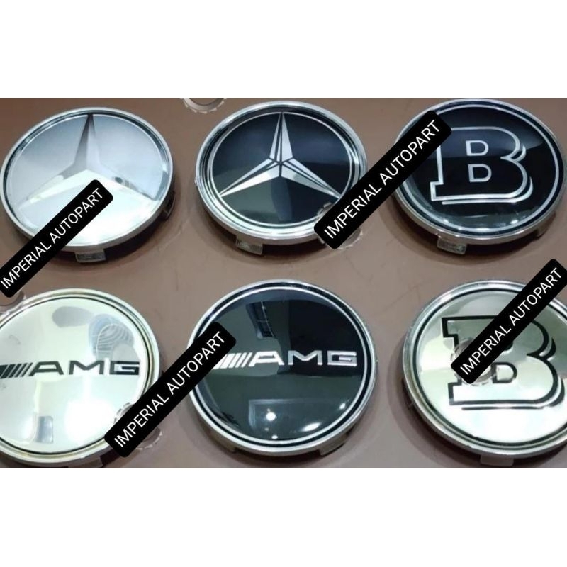 DOP VELG RODA EMBLEM MERCEDES BENZ 68MM 6,8CM HUBCAPS CENTER MERCY DOP RODA