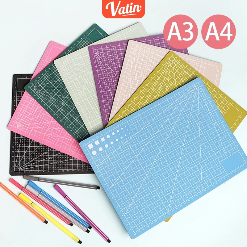 

Cutting Mat A3 A4 /PVC Cutting Mat Cutting Mat Dua Alat DIY Cutting Board-Vatin_Shop