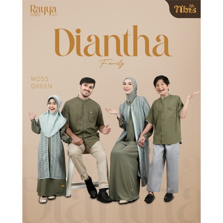 DIANTHA BAJU COUPLE KELUARGA MURAH KEKINIAN / SARIMBIT NIBRA'S / TERBARU 2023  Baju Keluarga Couple 