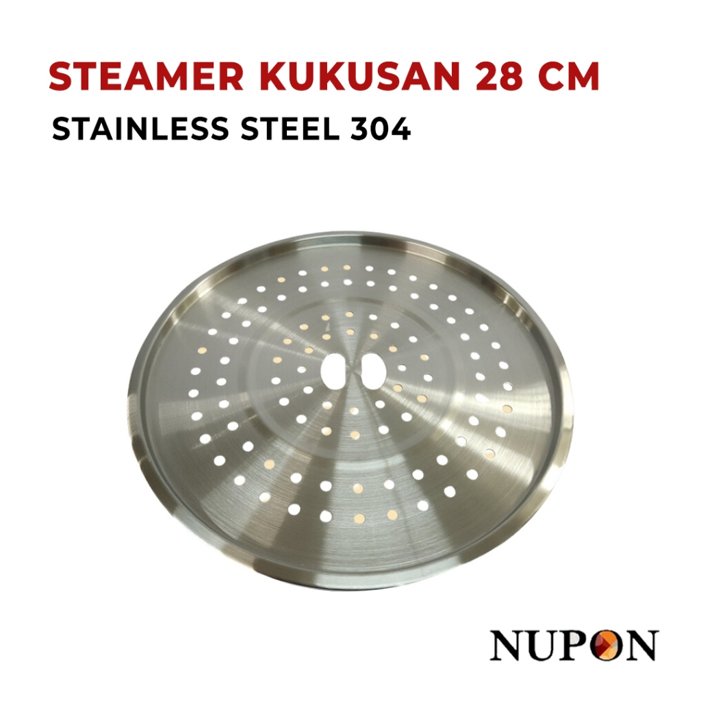 Steammer Kukusan stainless steel 304 untuk Panci / Wok Wajan