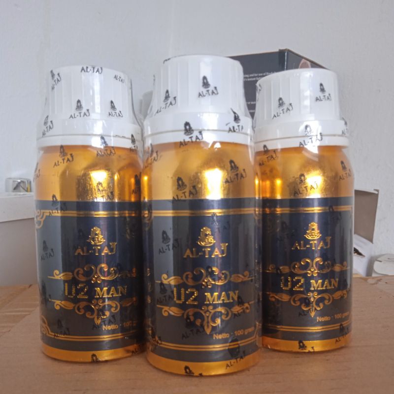 U2 man bibit murni parfume U2 men segel al-taj 100gr 100ml