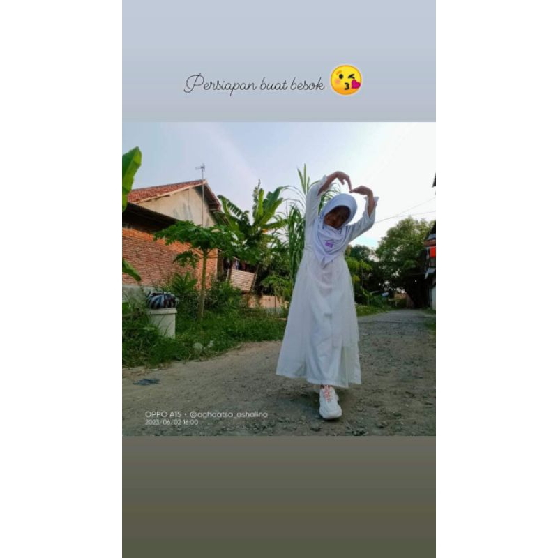 gamis putih toyobo