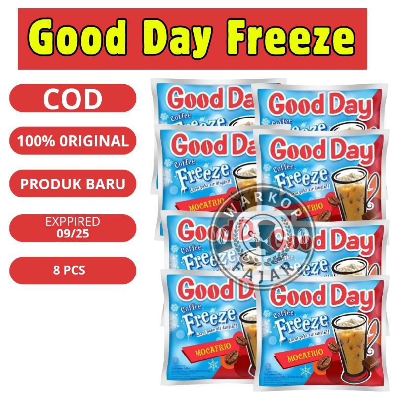 

Good Day Freeze Mocafrio 8pcs Original 100% Minuman Kopi Terlaris