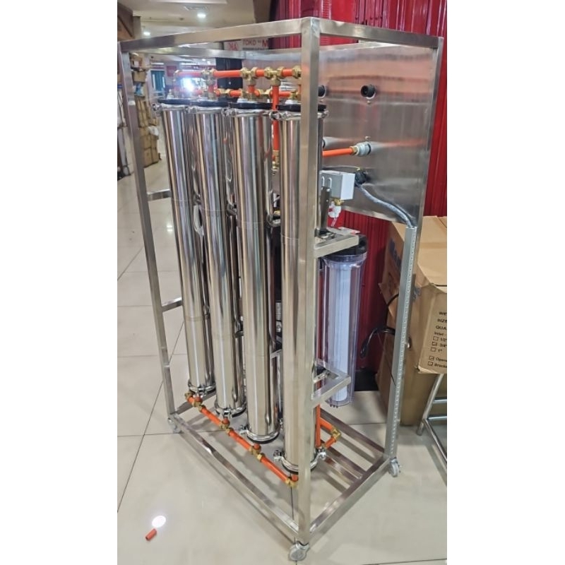 Filter air minum mesin RO 6000 gpd 1200 galon per hari